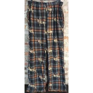 Woodland Creek Light Pajama Lounge Pants Mens Sz XL Outdoor Deer Hunting ab